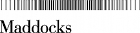 Maddocks link